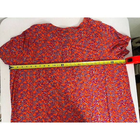 Tahari Plus Size 3X Dress Short Sleeve Stretch Knee Length Rayon Spandex - Picture 4 of 8